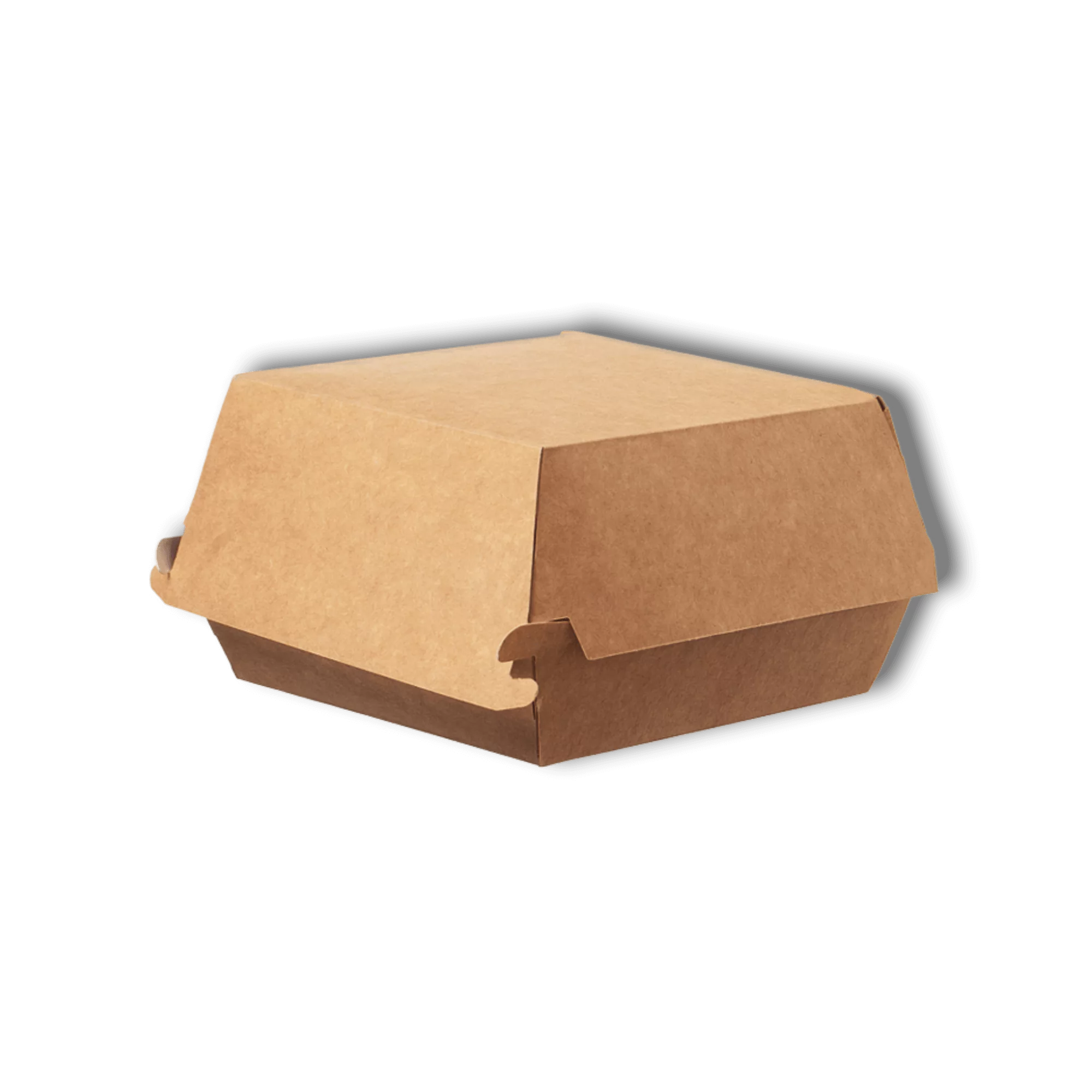 Hamburger Box, Kraftpapier Braun