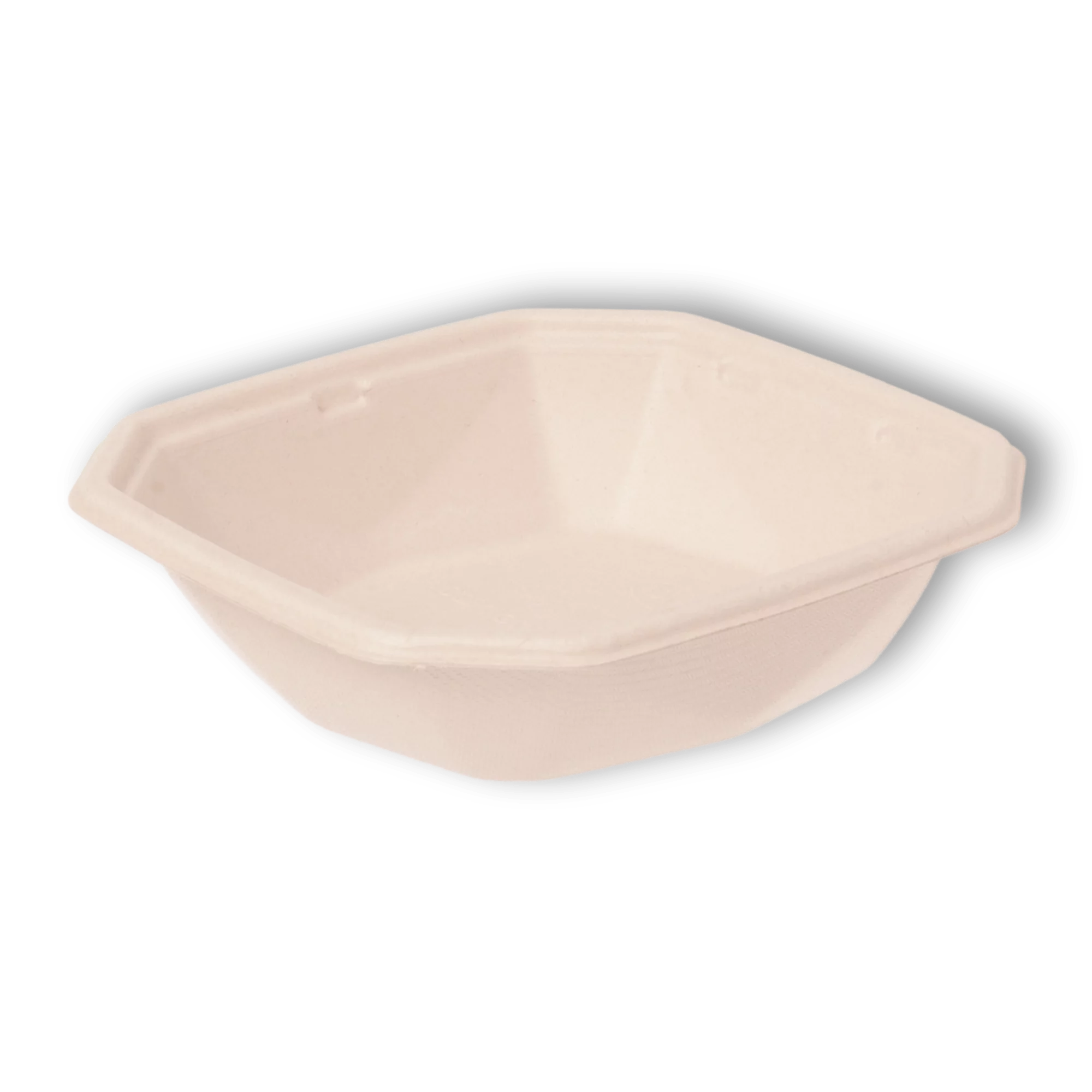 Bagasse Salatschale Octa, braun