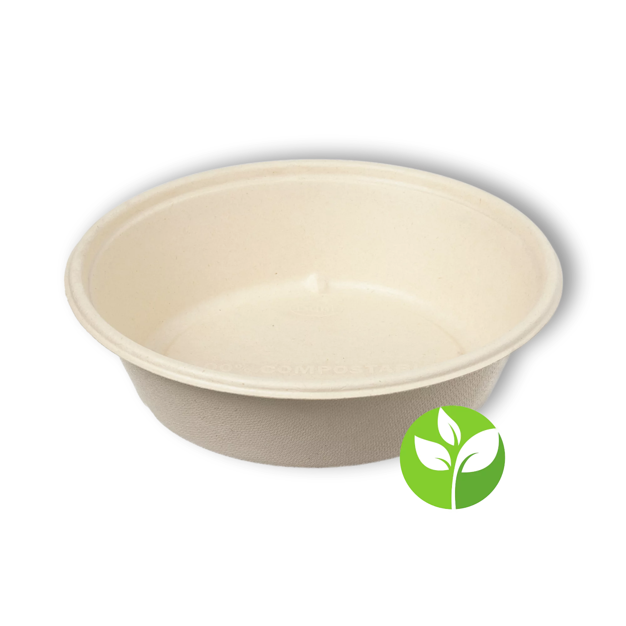 Bagasse Salatschale, braun